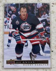 Randy Carlyle Hockey Cards 2020 SP Signature Edition Legends UD Canvas Prices