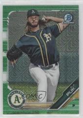 A.J. Puckett [Green Refractor] #BCP4 Baseball Cards 2017 Bowman Mega Box Chrome Prospects Prices