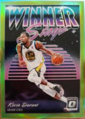 Kevin Durant [Lime Green] Basketball Cards 2018 Panini Donruss Optic Winner Stays Prices