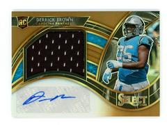 Derrick Brown [Copper Prizm] Football Cards 2020 Panini Select Jumbo Rookie Signatures Swatch Prices