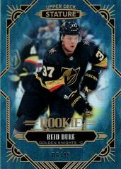 Reid Duke [Blue] Hockey Cards 2020 Upper Deck Stature Prices