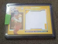 Sam Howell [Gold] #SS-5 Football Cards 2022 Panini Encased Substantial Rookie Swatches Prices