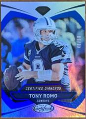 Tony Romo [Blue] #27 Football Cards 2018 Panini Certified Diamonds Prices
