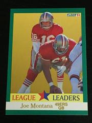 Joe Montana #408 Football Cards 1991 Fleer Prices
