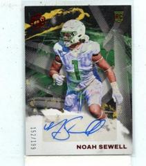 Noah Sewell [Red] #GK-NSE Football Cards 2023 Panini Chronicles Draft Picks Gridiron Kings Rookie Autographs Prices