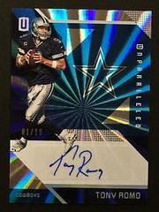 Tony Romo [Autograph Blue] #51 Football Cards 2016 Panini Unparalleled Prices