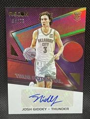 Josh Giddey [Red] Basketball Cards 2021 Panini Recon True Potential Signatures Prices