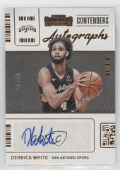 Derrick White [Bronze] Basketball Cards 2021 Panini Contenders Contenders Autographs Prices
