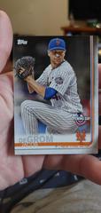 Jacob deGrom [Pinstripe Jersey] Baseball Cards 2019 Topps Opening Day Prices
