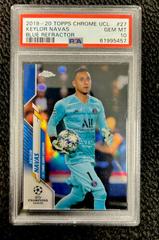 Keylor Navas [Blue Refractor] #27 Soccer Cards 2019 Topps Chrome UEFA Champions League Prices