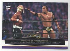 The Rock Defeats 'Hollywood' Hulk Hogan #35 Wrestling Cards 2014 Topps WWE Road to Wrestlemania 30 Years Of Prices