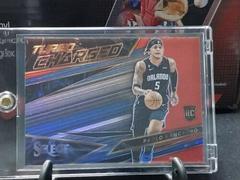 Paolo Banchero [Red] #5 Basketball Cards 2022 Panini Select Turbo Charged Prices