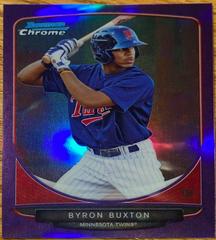 Byron Buxton [Purple Refractor] #BCP1 Baseball Cards 2013 Bowman Chrome Prospect Prices