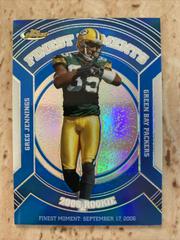 Greg Jennings [Blue Refractor] Football Cards 2007 Topps Finest Moments Prices