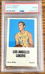 Jerry West Basketball Cards 1972 Comspec Prices