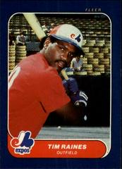 Tim Raines #54 Baseball Cards 1986 Fleer Mini Prices