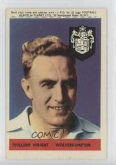 William Wright [Blue & Red Back] #31 Soccer Cards 1958 A & BC Footballers Prices
