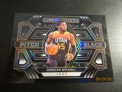 Donovan Mitchell [Orange] Basketball Cards 2021 Panini Obsidian Pitch Black Prices