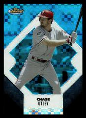 Chase Utley [Blue Xfractor] #47 Baseball Cards 2006 Finest Prices