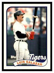 Luis Salazar #553 Baseball Cards 1989 Topps Tiffany Prices