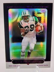 Curtis Martin [Black Refractor] #113 Football Cards 2005 Topps Chrome Prices