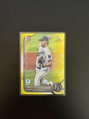 Steven Zobac [Yellow] #BD-101 Baseball Cards 2022 Bowman Draft 1st Edition Prices