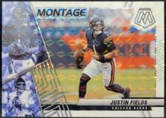 Justin Fields [White] #M-10 Football Cards 2022 Panini Mosaic Montage Prices