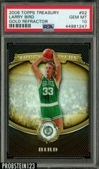 Larry Bird [Gold Refractor] #92 Basketball Cards 2008 Topps Treasury Prices