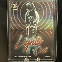 Dejounte Murray [Red] #7 Basketball Cards 2022 Panini Donruss Optic Lights Out Prices