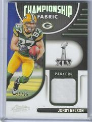 Jordy Nelson [Silver] #CF-13 Football Cards 2022 Panini Absolute Championship Fabric Prices