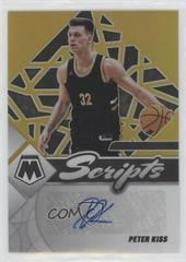 Peter Kiss [Gold] Basketball Cards 2022 Panini Chronicles Draft Picks Mosaic Scripts Autographs Prices