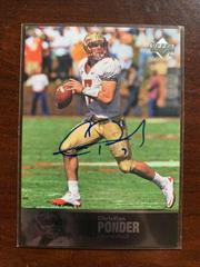 Christian Ponder Football Cards 2011 Upper Deck College Legends Autograph Prices