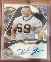 Brock Lesnar [Psychedelic] Football Cards 2022 Panini Spectra Signatures Prices