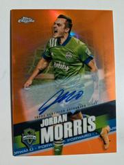 Jordan Morris [Autograph Orange] Soccer Cards 2022 Topps Chrome MLS Prices