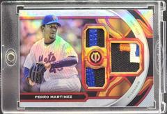 Pedro Martinez [Red] #TR-PM Baseball Cards 2023 Topps Tribute Triple Relics Prices
