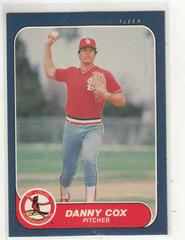 Danny Cox Baseball Cards 1986 Fleer Prices