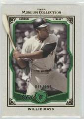 Willie Mays [Green] #100 Baseball Cards 2013 Topps Museum Collection Prices