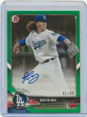 Dustin May [Green] Baseball Cards 2018 Bowman Paper Prospects Autographs Prices
