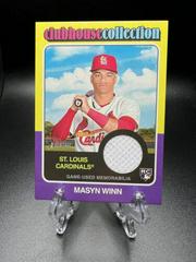 Masyn Winn #CCR-MW Baseball Cards 2024 Topps Heritage Clubhouse Collection Relic Prices