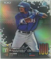 Julio Pablo Martinez Baseball Cards 2019 Bowman Chrome Scouts' Top 100 Prices