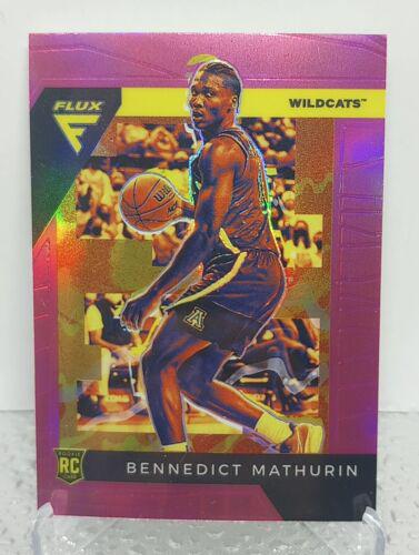 Bennedict Mathurin [Pink] #11 Basketball Cards 2022 Panini Chronicles Draft Picks Flux