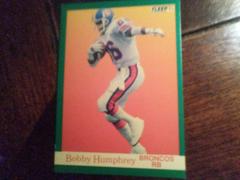 Bobby Humphrey Football Cards 1991 Fleer Prices