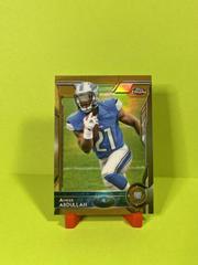 Ameer Abdullah [Running Gold Refractor] #111 Football Cards 2015 Topps Chrome Prices