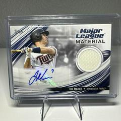 Joe Mauer #MLMA-JM Baseball Cards 2023 Topps Series 1 Major League Material Autograph Relics Prices