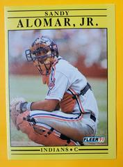 Sandy Alomar Jr #359 Baseball Cards 1991 Fleer Prices