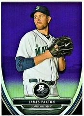 James Paxton [Purple Refractor] #60 Baseball Cards 2013 Bowman Platinum Chrome Prospects Prices