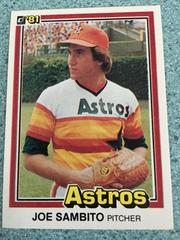 Joe Sambito Baseball Cards 1981 Donruss Prices