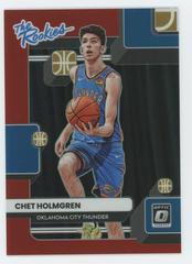 Chet Holmgren [Red] Basketball Cards 2022 Panini Donruss Optic The Rookies Prices