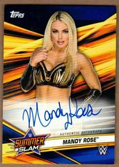 Mandy Rose [Blue] Wrestling Cards 2019 Topps WWE SummerSlam Autographs Prices