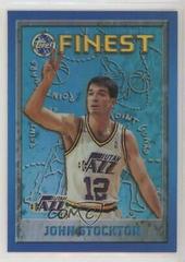 John Stockton [Refractor] Basketball Cards 1995 Finest Prices